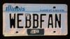 Another Webb Fan expresses their feelings on their personalized IL plates.